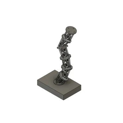 Started working on idea of flexible robotic arm for inspection of heavy industry
