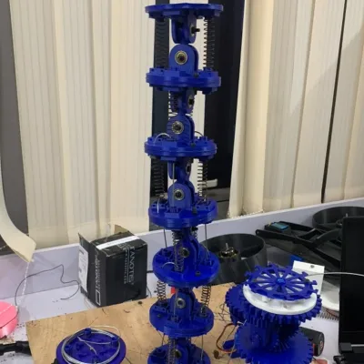 Completed developing first Proof-of-Concept of Snake-like Robotic Arm