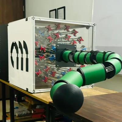 Completed developing first prototype of Snake-like Robotic Arm
